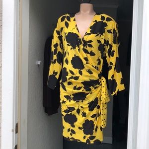 versace wrap dress